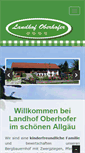 Mobile Screenshot of ferienhof-oberhofer.de